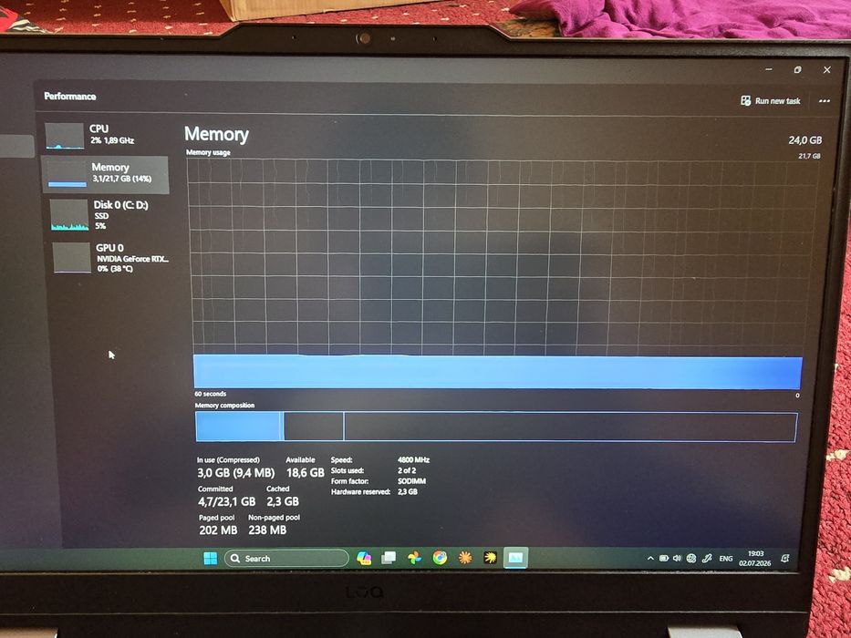 Noutbuk Lenovo LOQ