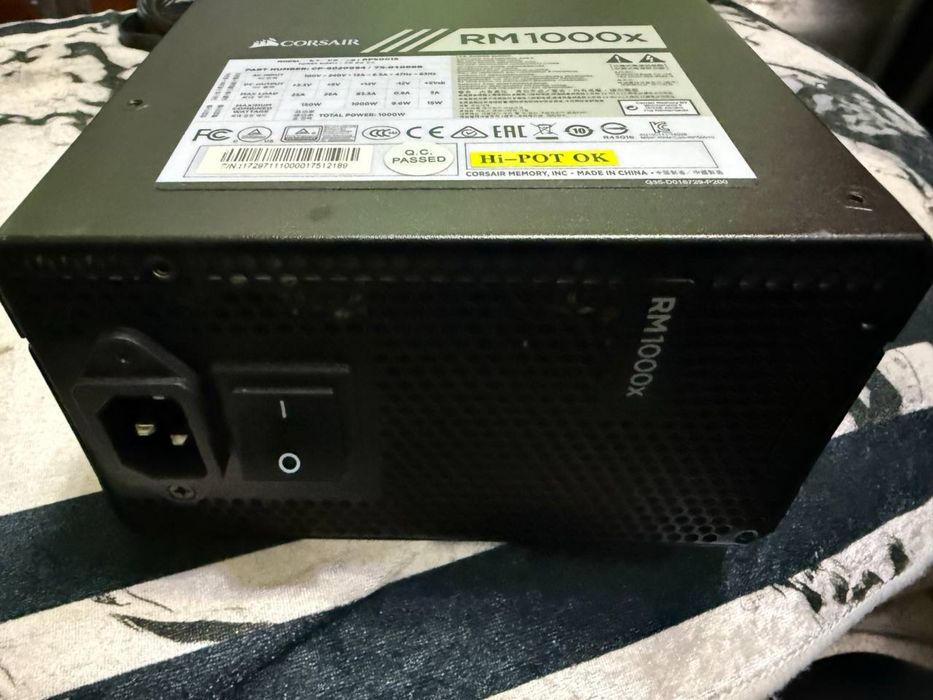 Блок питания PSU Corsair RM1000X