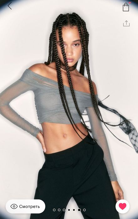 Топ сеточка Pull&Bear Xs