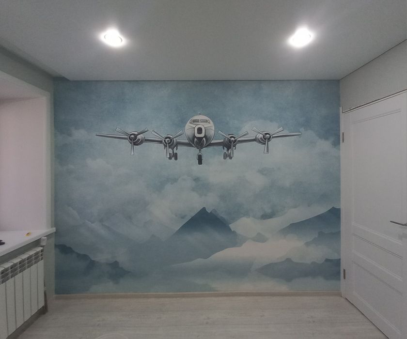 ПОКЛЕЙКА ВСЕХ ВИДОВ ОБОЕВ.Галтели.Побелка.Покраска.