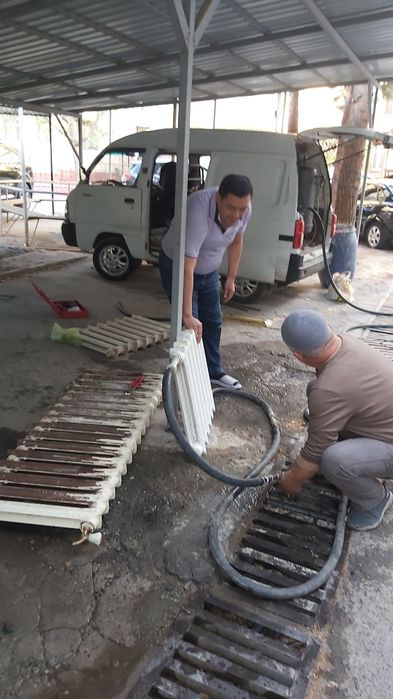 Промывка батарей отопления (радиаторов)