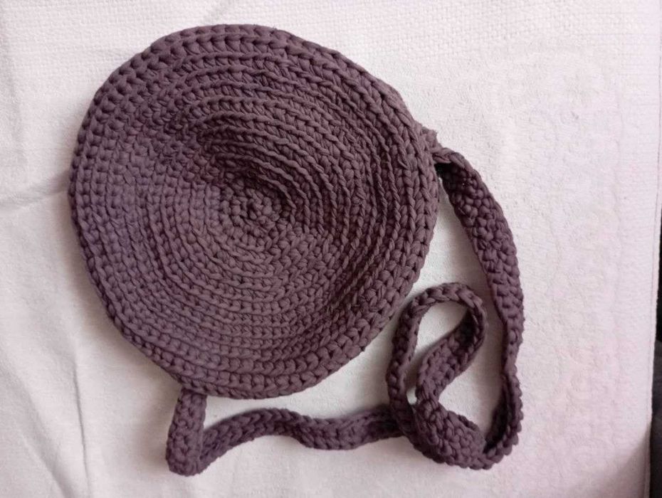 Вязаная сумка, ручной работы