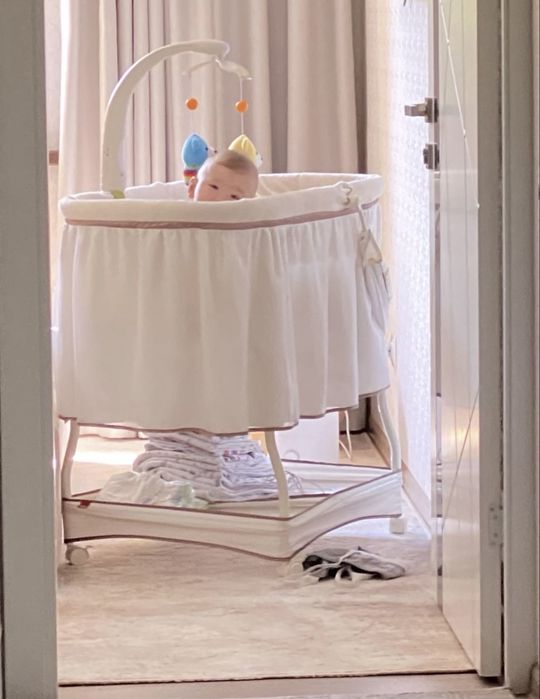 Кроватка колыбелька 0-1,5 года