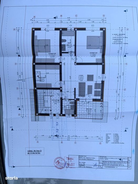 Vand apartament zonă Craiovei 3 camere