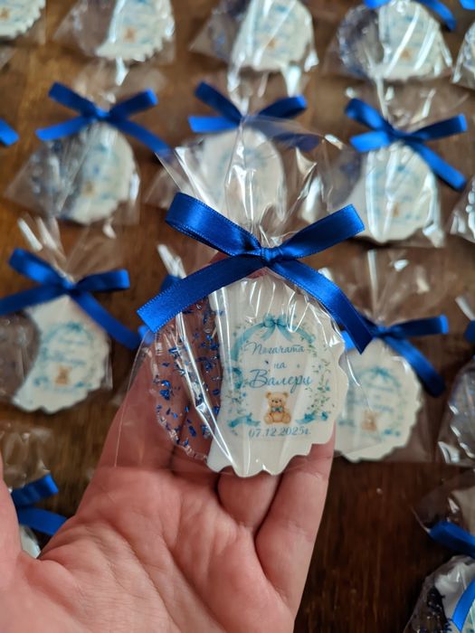 Магнити от епоксидна смола бебешка погача/ епокси магнити бебешка пита