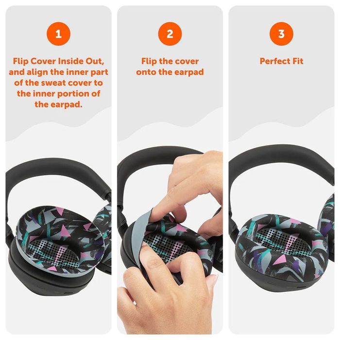 SONY XM6 sweat covers and replacement ear pads (калъфи за пот и резервни наушници)