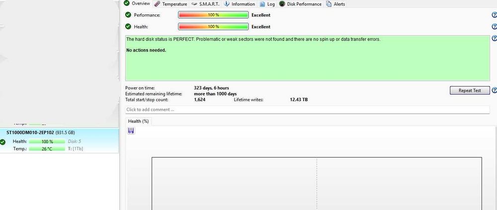 HDD extern 1Tb, 3.5 inch, folosit, stare 100%