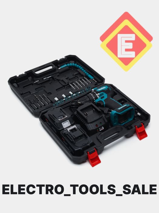 Бесщеточный ударный аккумуляторный шуруповерт MAKITA 98 v Shurupavyort