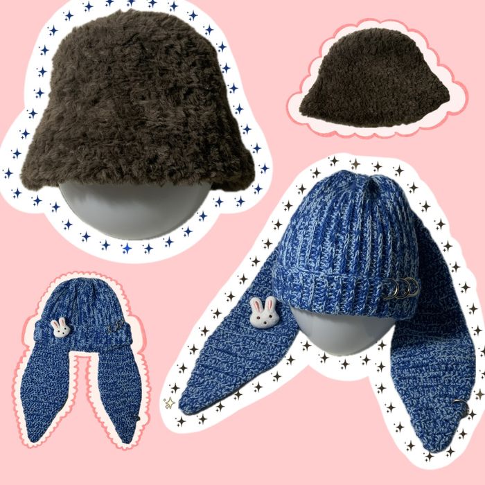 Вязаные шапки 1+1 (Toʻqilgan shapkalar 1+1)