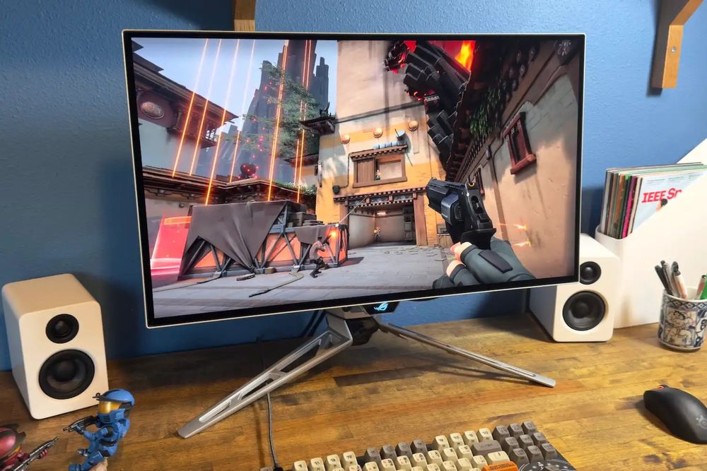 ASUS ROG Swift OLED PG27AQWP-W 27” 1440p 540Hz - Чисто нов в гаранция!