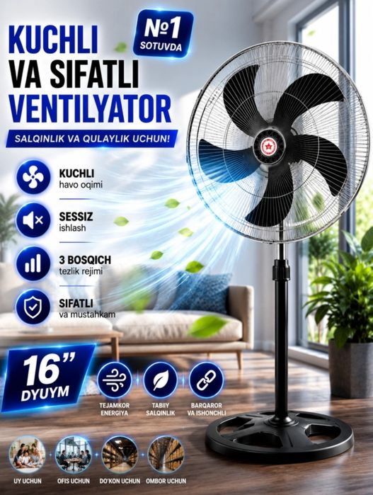 5 Prakli ventilyatori