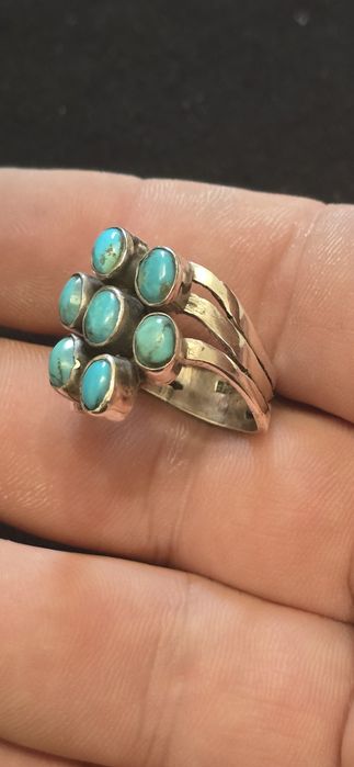Inel argint turcoaz