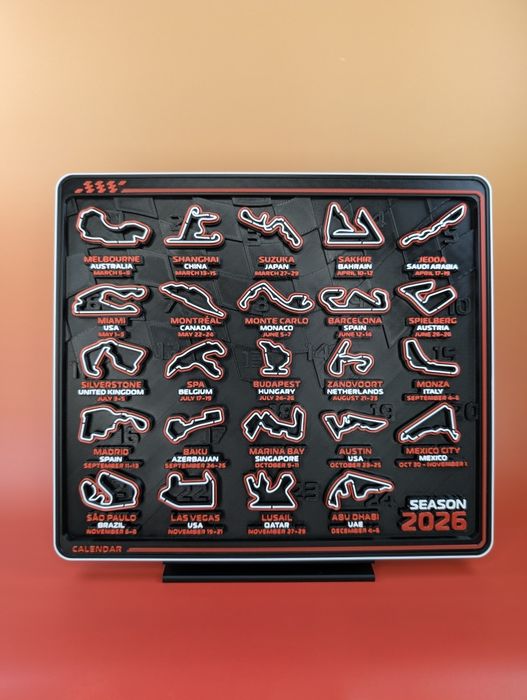 Calendar Formula 1 2026