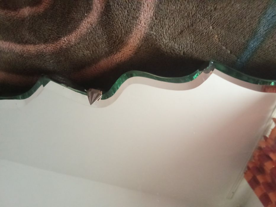 Oglindă vintage veche lemn solid
