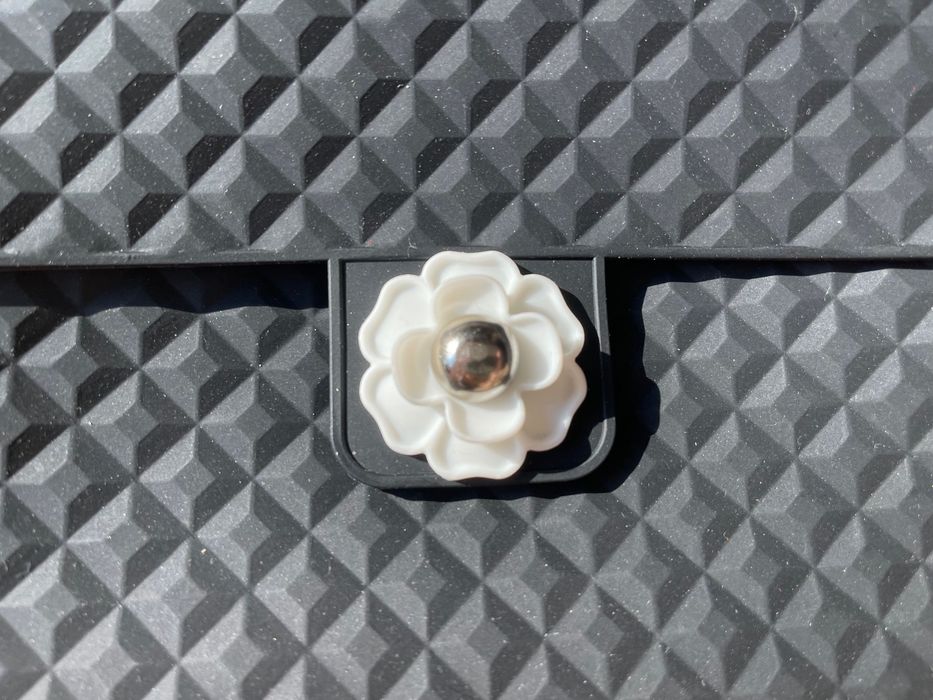 Сликонова чанта Baci Milano черна, за плаж