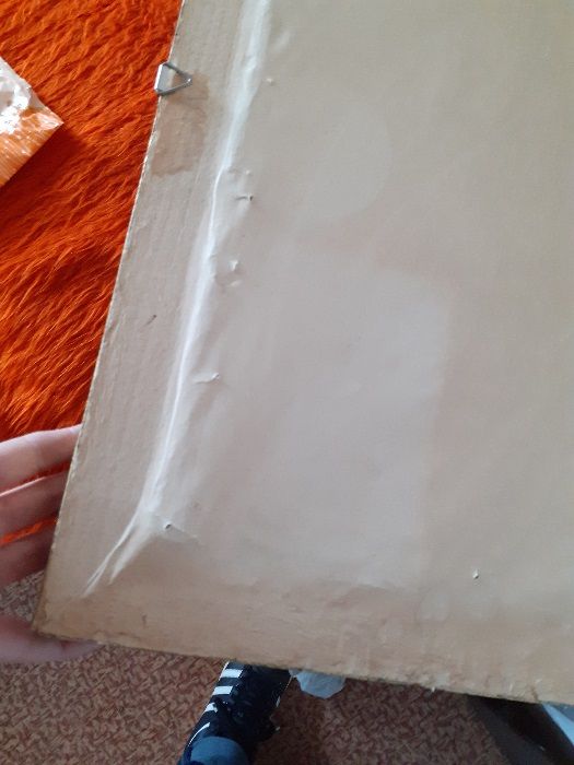 Старинен гоблен в масивна рамка