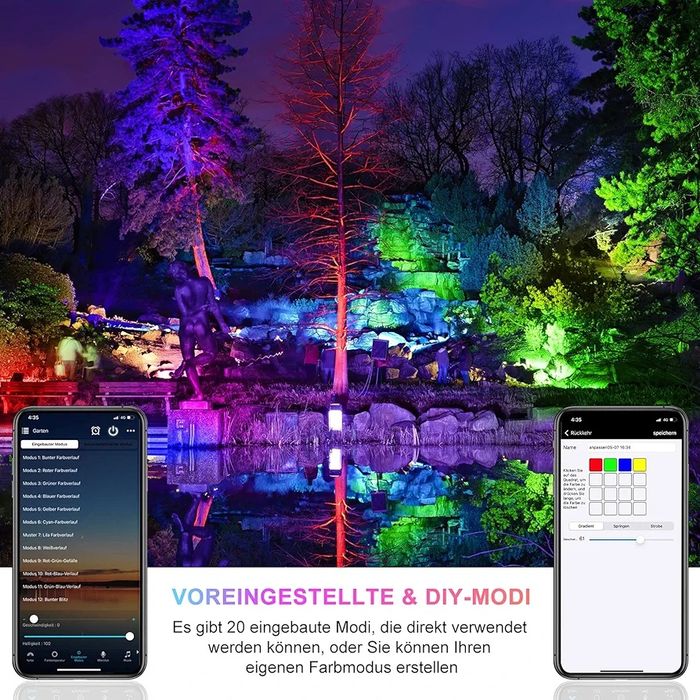 Proiector RGB 42 W bluetooth cu aplicatie