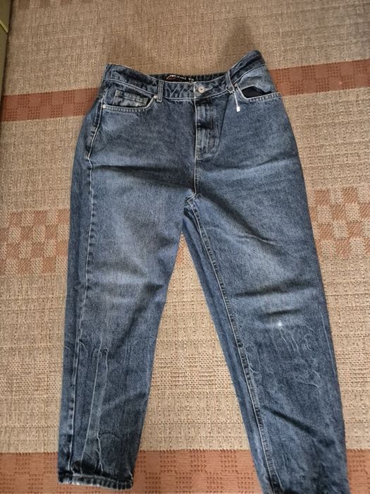 Джинсы синие котон