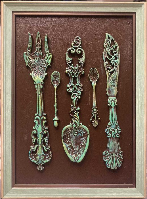 Картина в рамка А4 - ръчна изработка