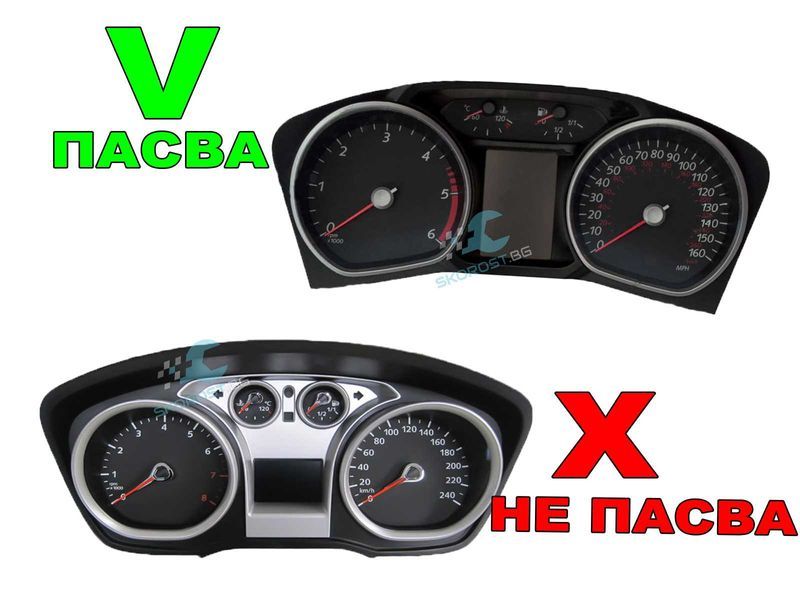 LCD Display Дисплей за Километраж Ford Mondeo Galaxy Kuga S-Max