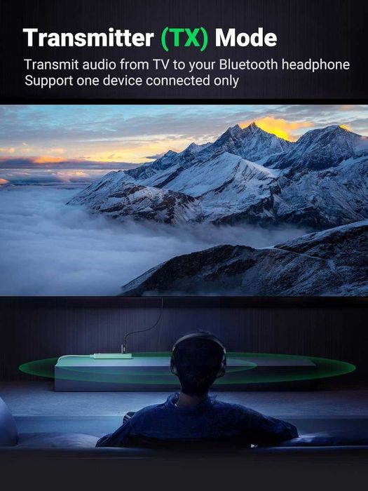 UGREEN USB 2.0 към 3.5 мм Bluetooth предавател