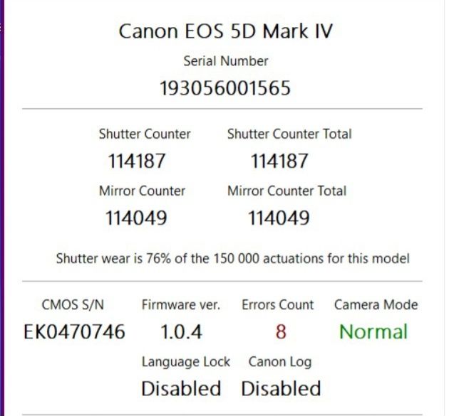 Canon 5D mark IV