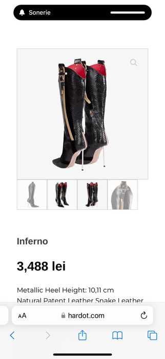 Cizme hardot masura 37, noi