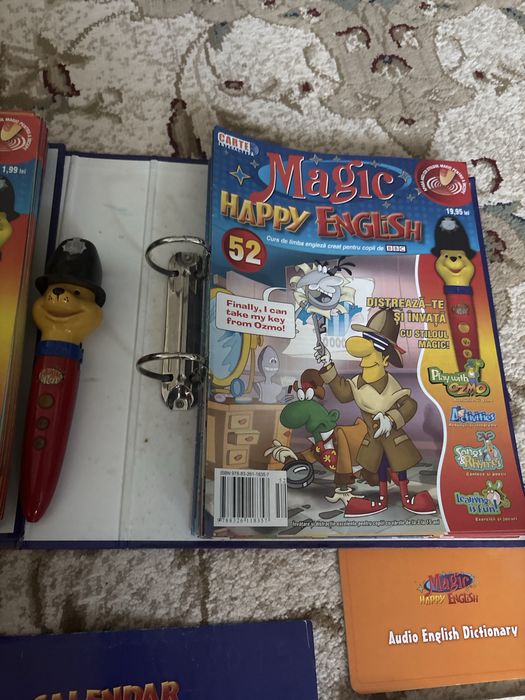 Magic Happy English setul complet cu 2 stilouri