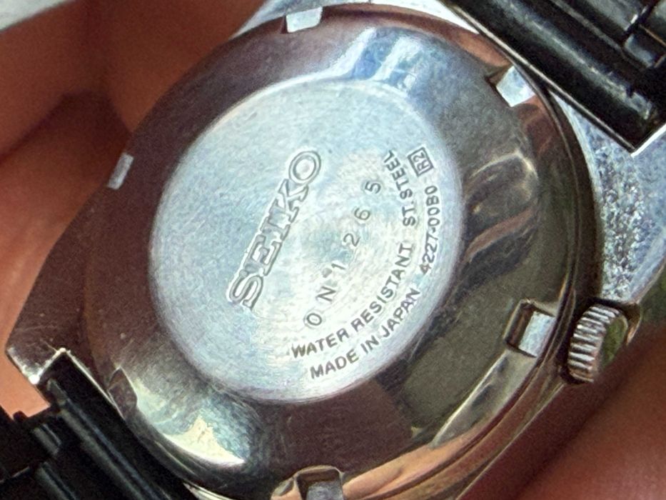 Ceas vintage Seiko 5 automat, ref. 4227-00B0, 30 mm,
