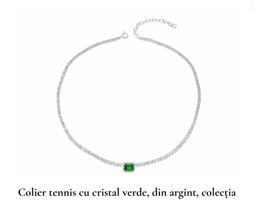Set colier si cercei argint colectie deja vu