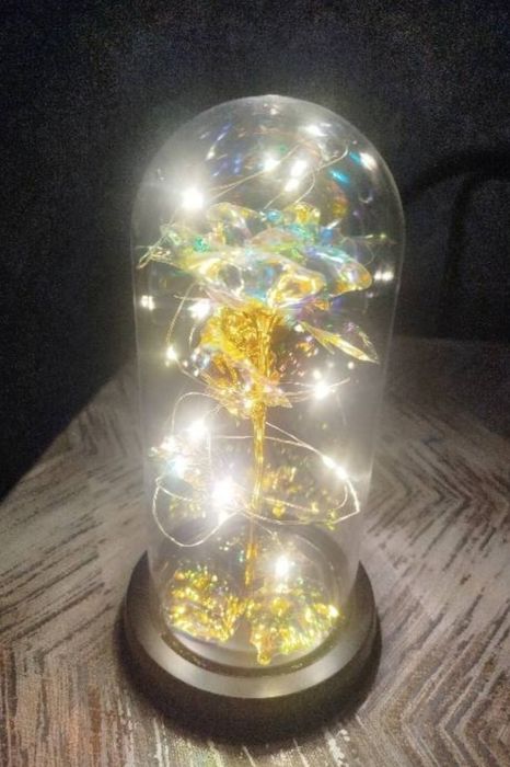 Роза в колбе искусственная подарок