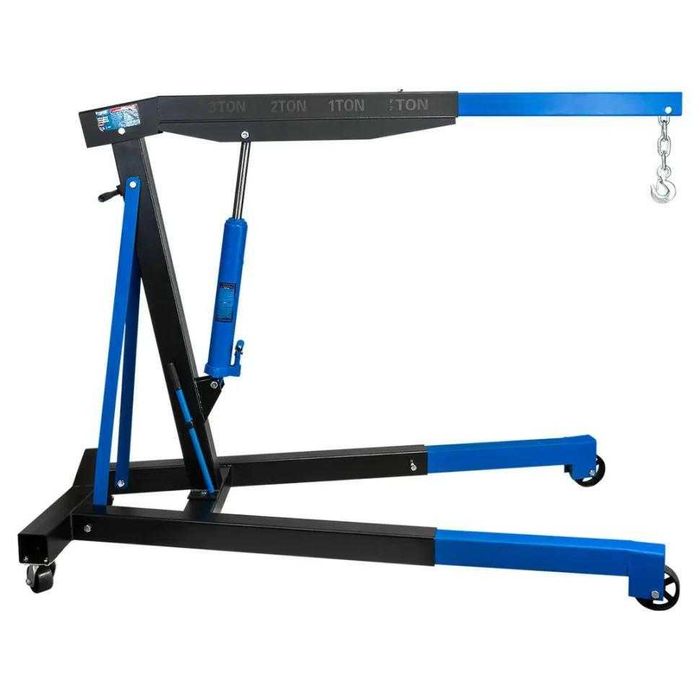 Macara hidraulica tip girafa pentru motor auto, 3 tone