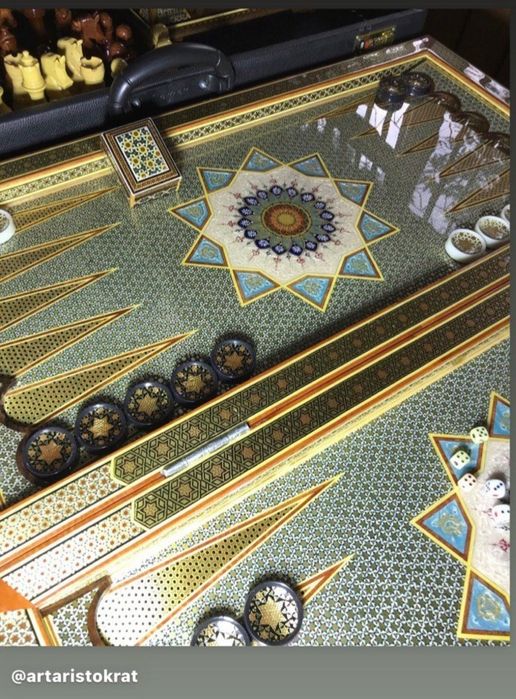 Нарды шахматы ручной работы