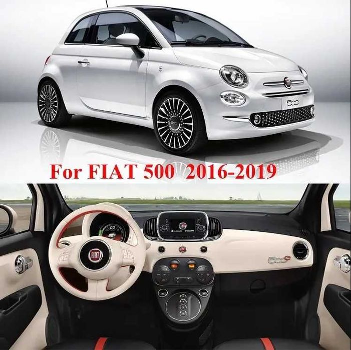 FIAT 500 2016/2019  7" андроид навигация, 9636