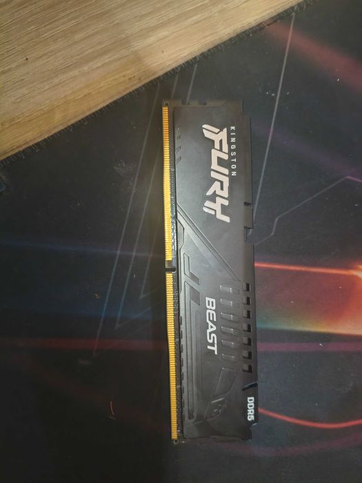 DDR5 RAM Kingston FURY Beast Black RGB 32GB 6000MT/s