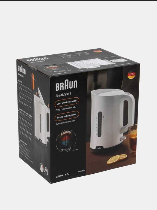 Электрический чайник BRAUN лучший выбор для кухни