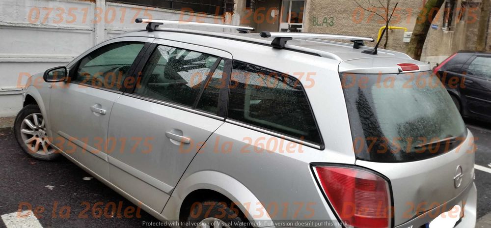 Bare transversale portbagaj OPEL Astra F G H J / Zafira A B C ALUMINIU