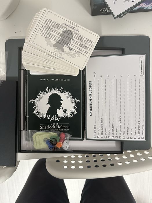 Joc societate boardgame Sherlock Holmes 22IB Baker Street