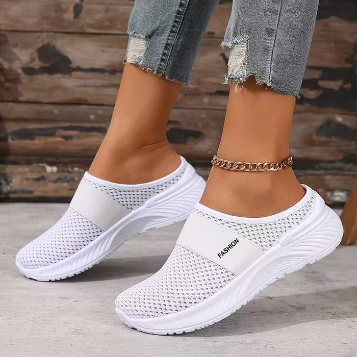 Adidasi Dama Fashion Alb | Fara Sireturi | Marimi 36-42