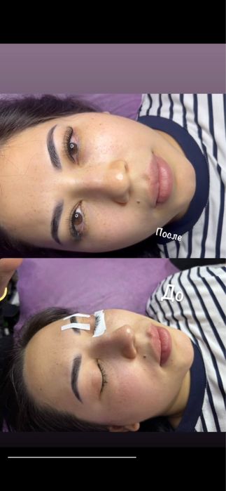 Наращивание ресниц Ламинирование Депиляция с выездом на дом  и салоне