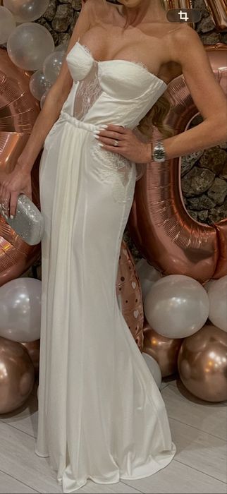 Рокля Elisabetta Franchi бяла