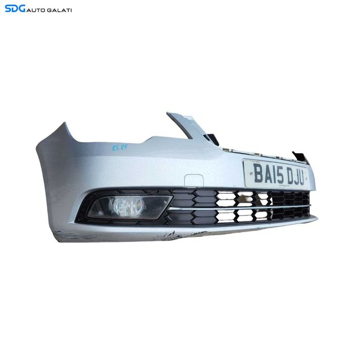 Bara Spoiler Fata Completa cu Grila si Proiectoare Skoda Superb 2 2008 - 2013 Culoare 8E8E [LC3107]