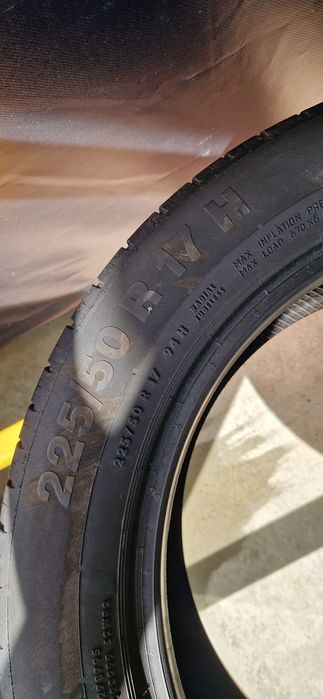 1 Anvelopa Continental 225 50  R17 de vara . Dot 2020