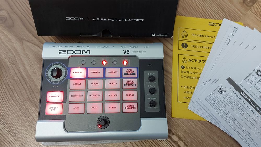 Procesor digital de voce Zoom V3