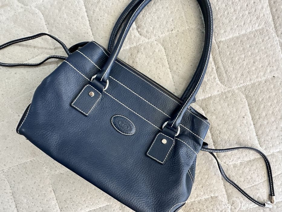 Tod's "Girelli / Mickey" – Тъмносиня (Естествена кожа)