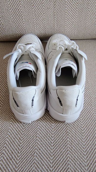 Nike Air Force 1, triple white.
