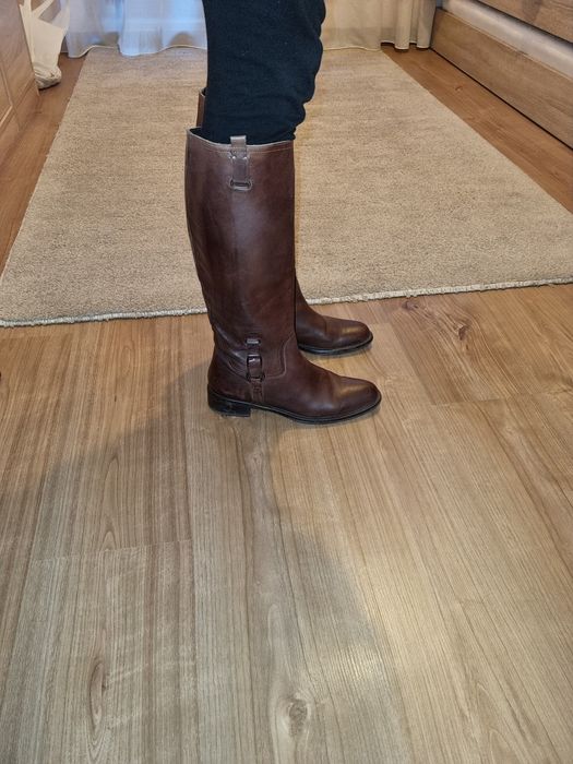 Дамски ботуши от естествена кожа