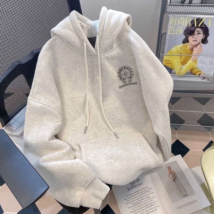 Худи серое хром хартс. Торг