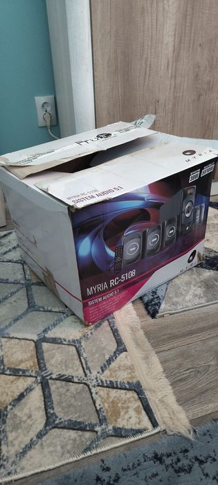 Sistem audio 5.1 Myria RC-5108 - Cutie + Telecomandă
