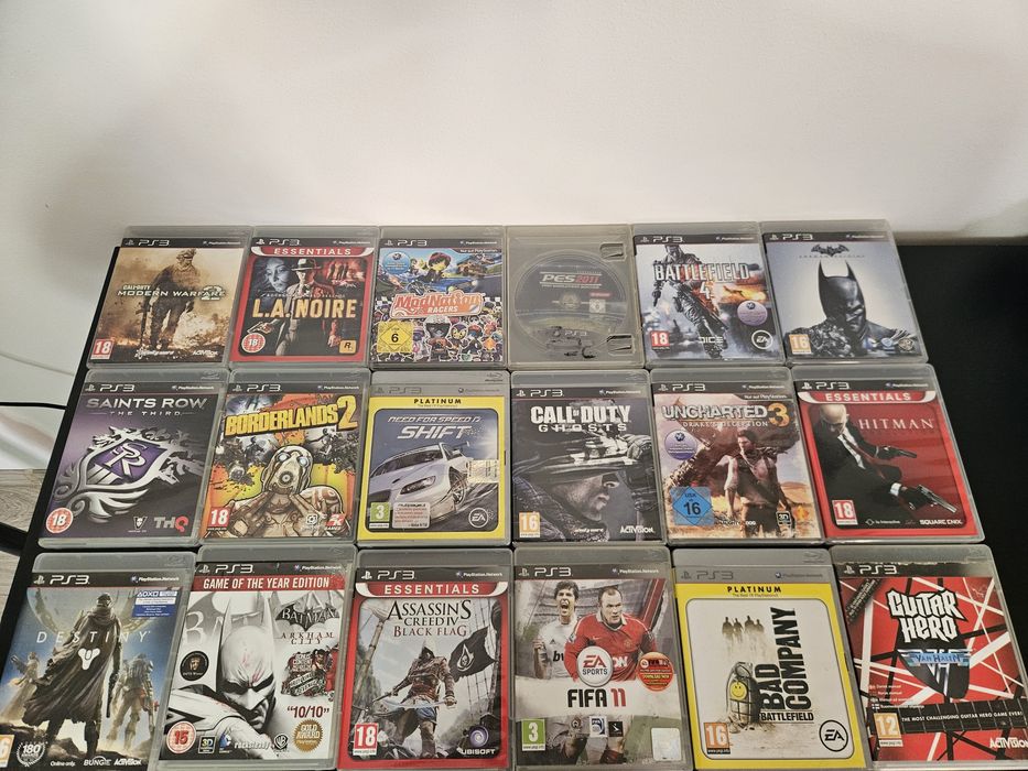 Jocuri PS3 (18 jocuri)/ 550 lei cu PS3 SuperSlim 12GB